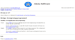 Desktop Screenshot of alesia.dk